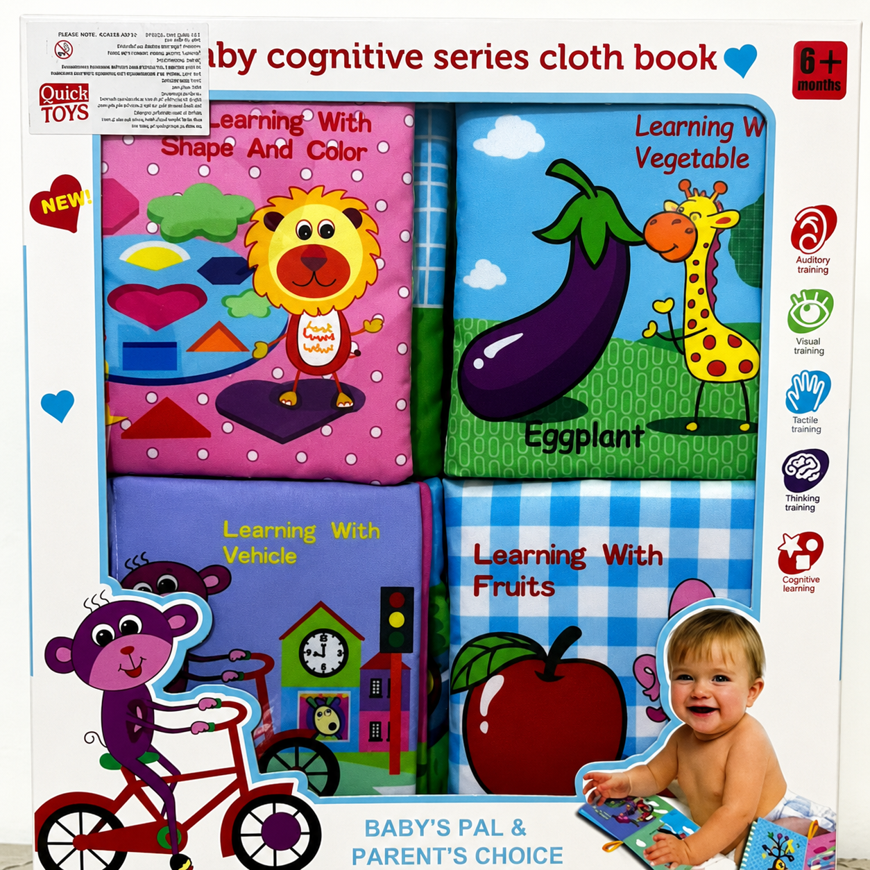 Soft Montessori Book Set