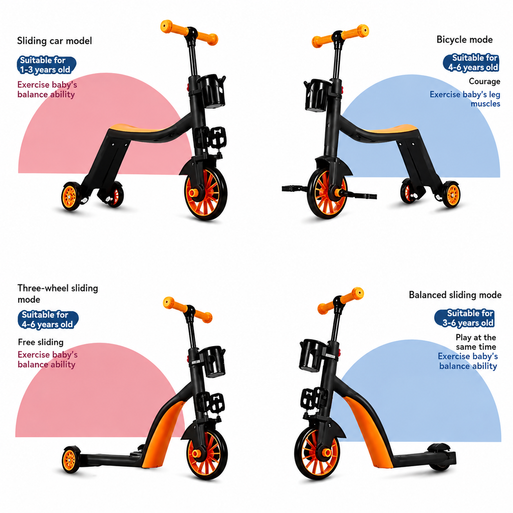 3-in-1 Grow-With-Me Scooter