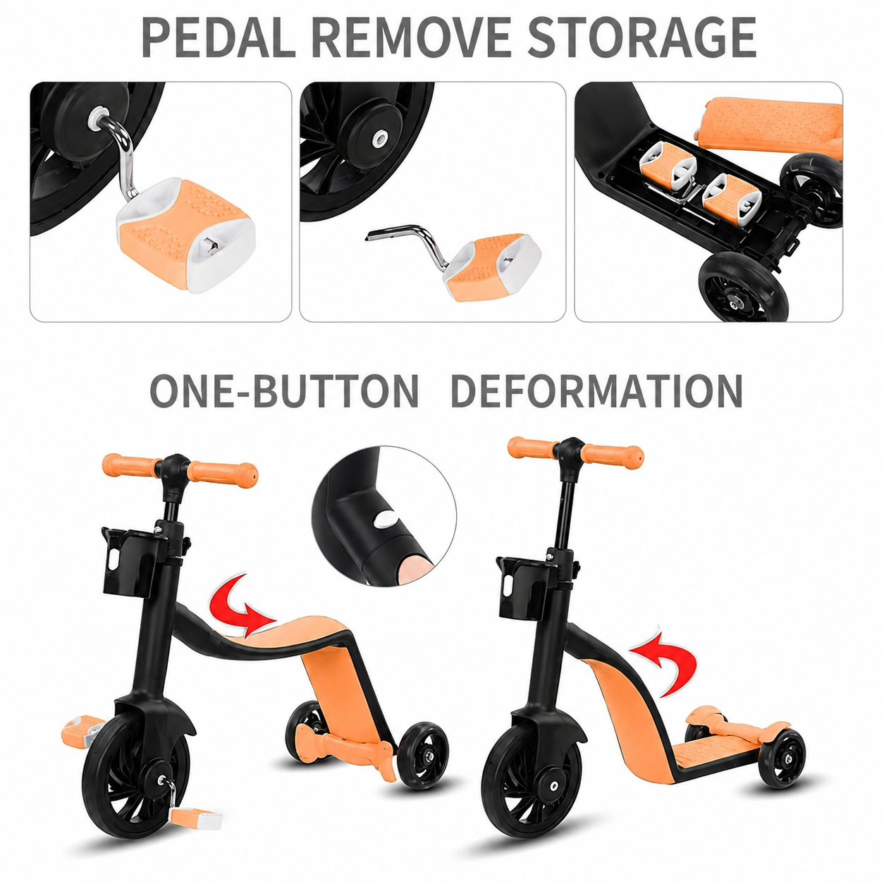 3-in-1 Grow-With-Me Scooter