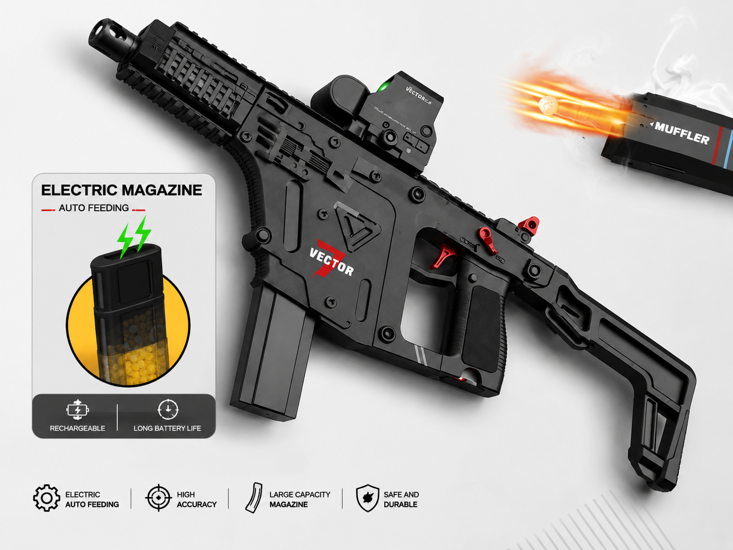 Vector Gel Blaster (Rechargeable)