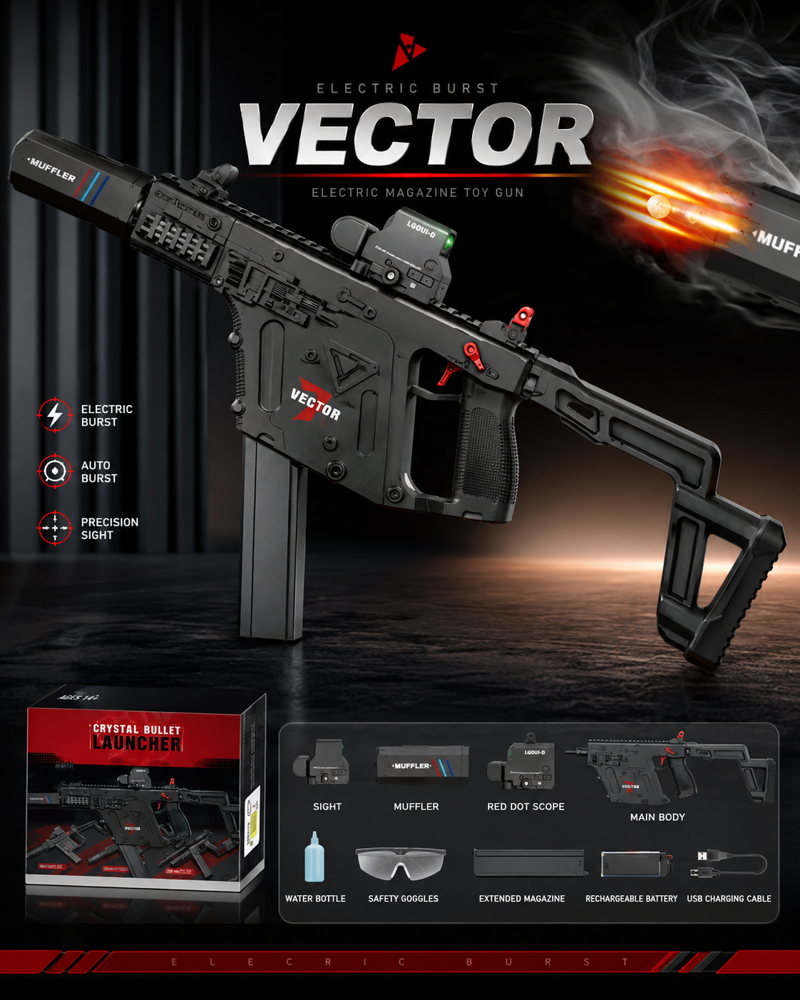 Vector Gel Blaster (Rechargeable)