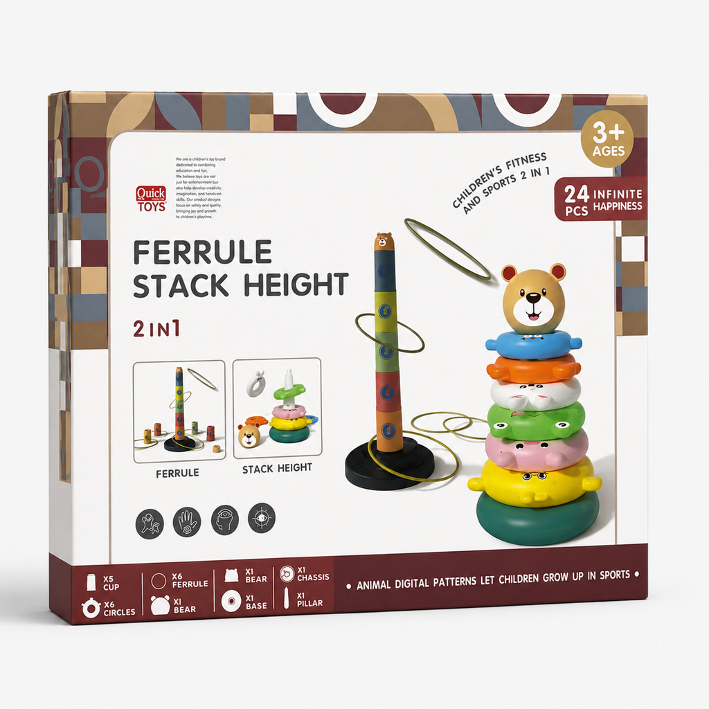 2-in-1 Ring Toss Game