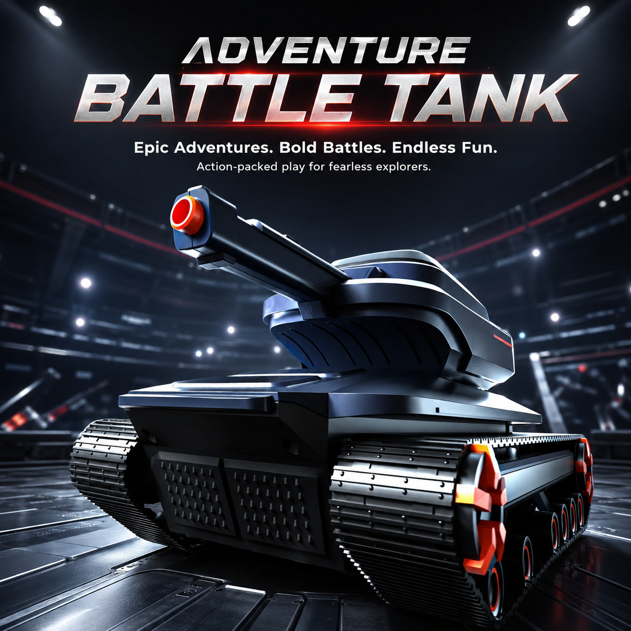 RC Battle Tank with Gel Blaster