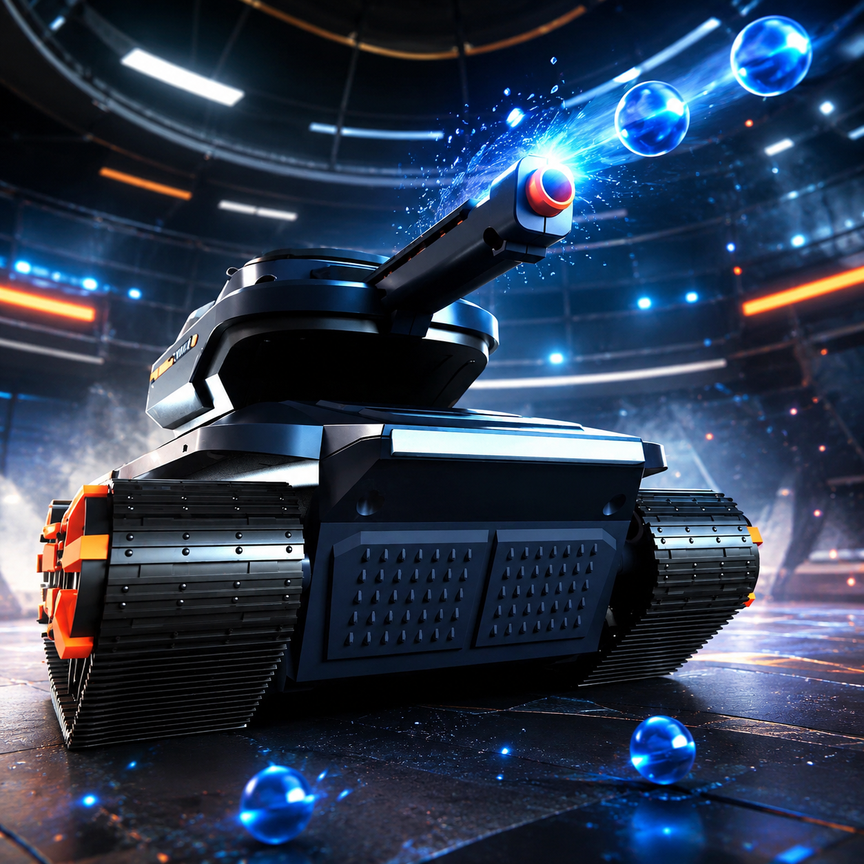 RC Battle Tank with Gel Blaster