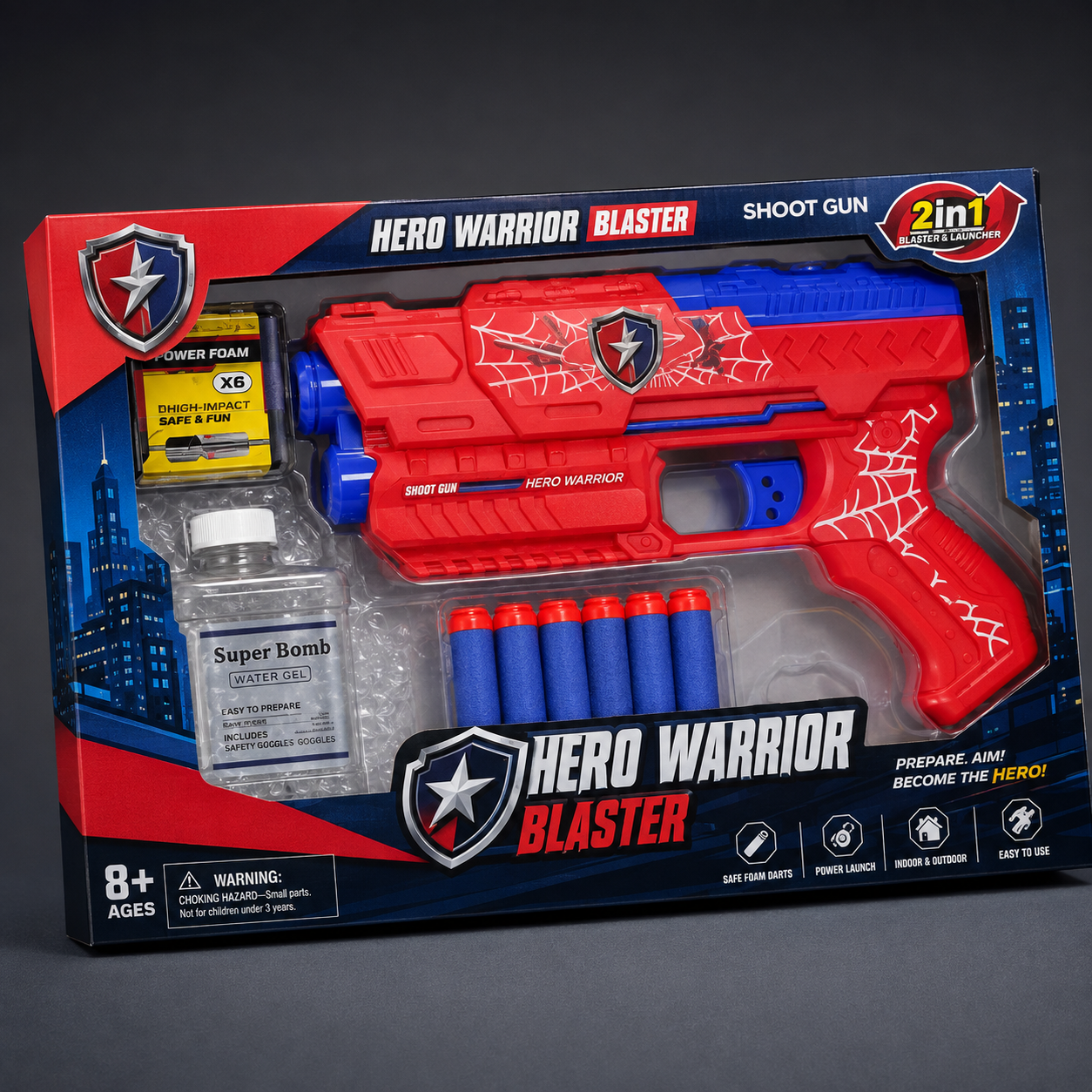 Heroes Foam & Gel Blaster Set