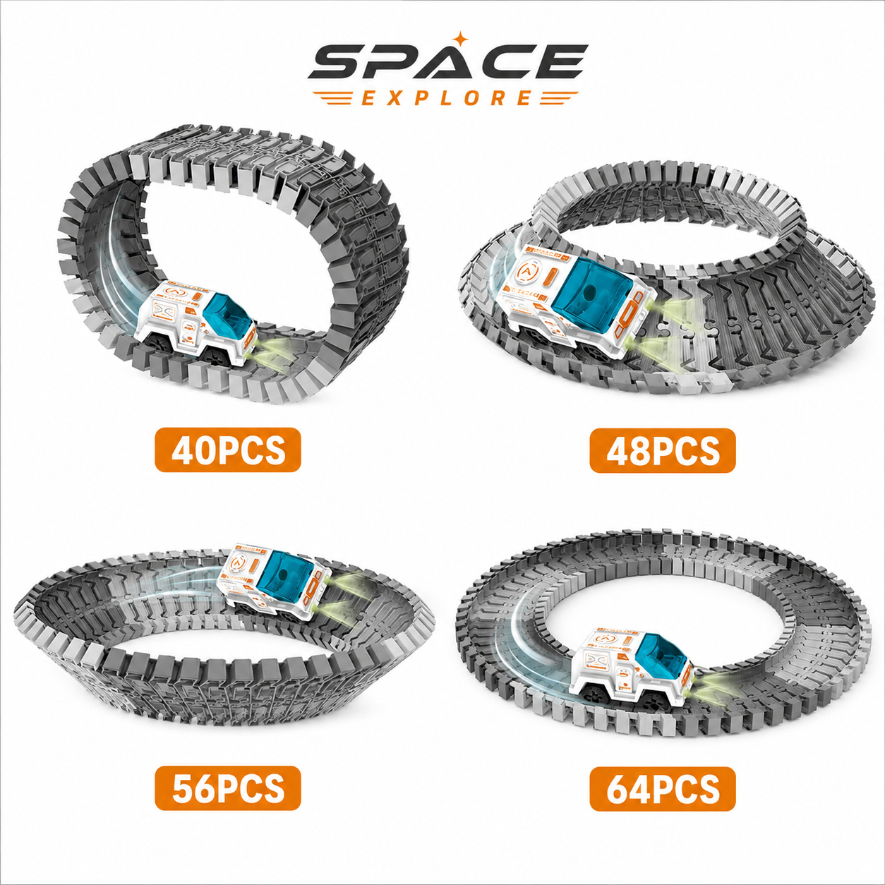 144-Piece Space Adventure Track