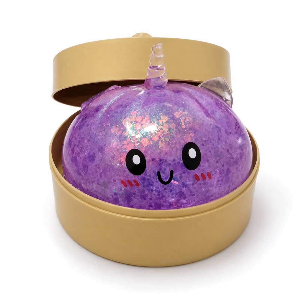 Mystery Glitter Squishy Bun