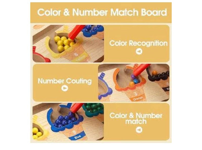 Wooden Magnet Ball Sorter