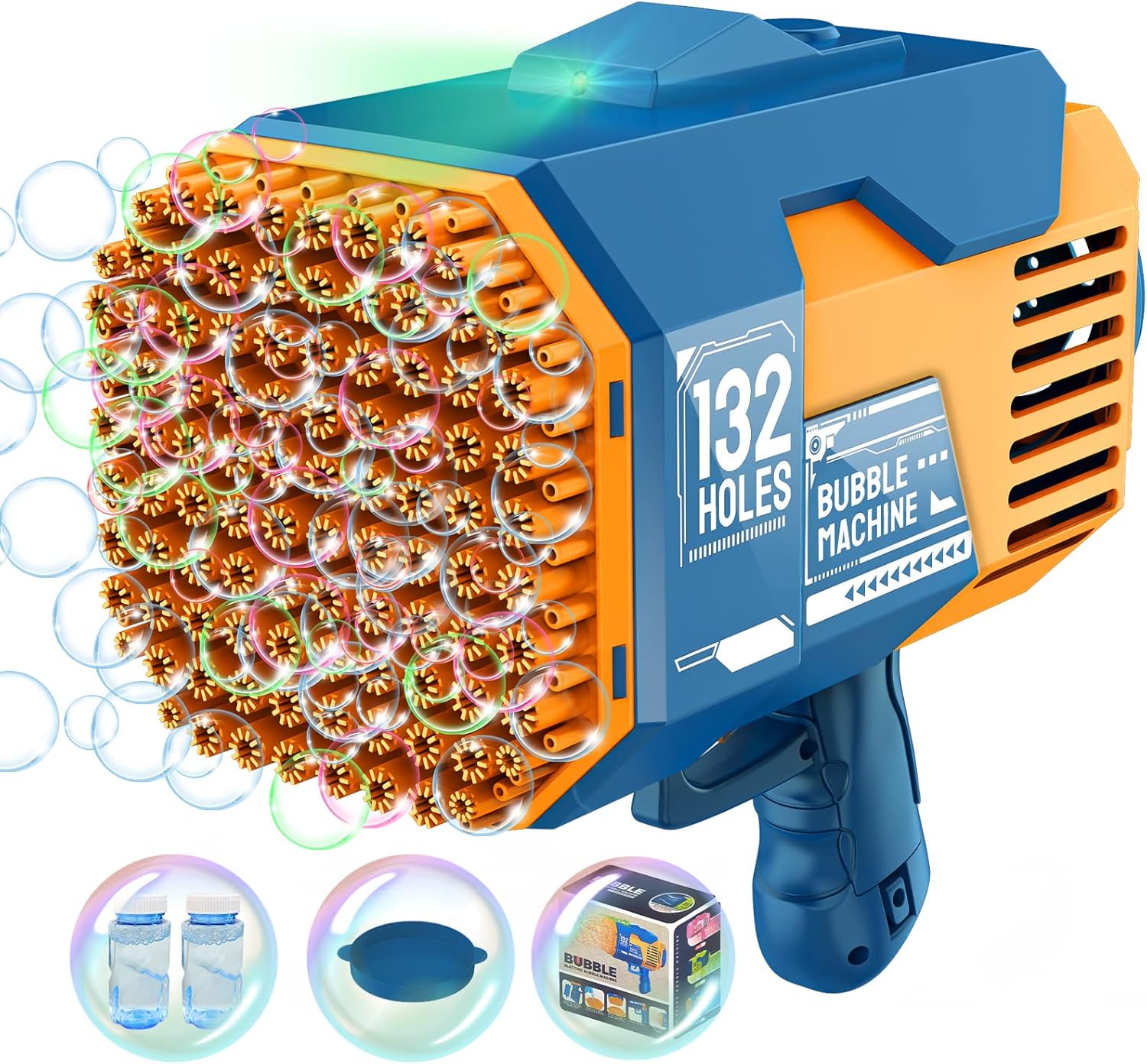 132-Hole Bubble Mega Blaster