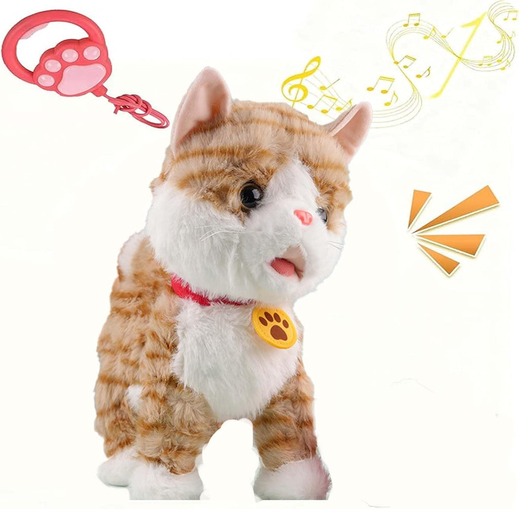 Purring Pull-String Kitty